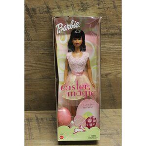 Barbie 2002 Mattel Easter Magic special edition African American doll 55520 READ